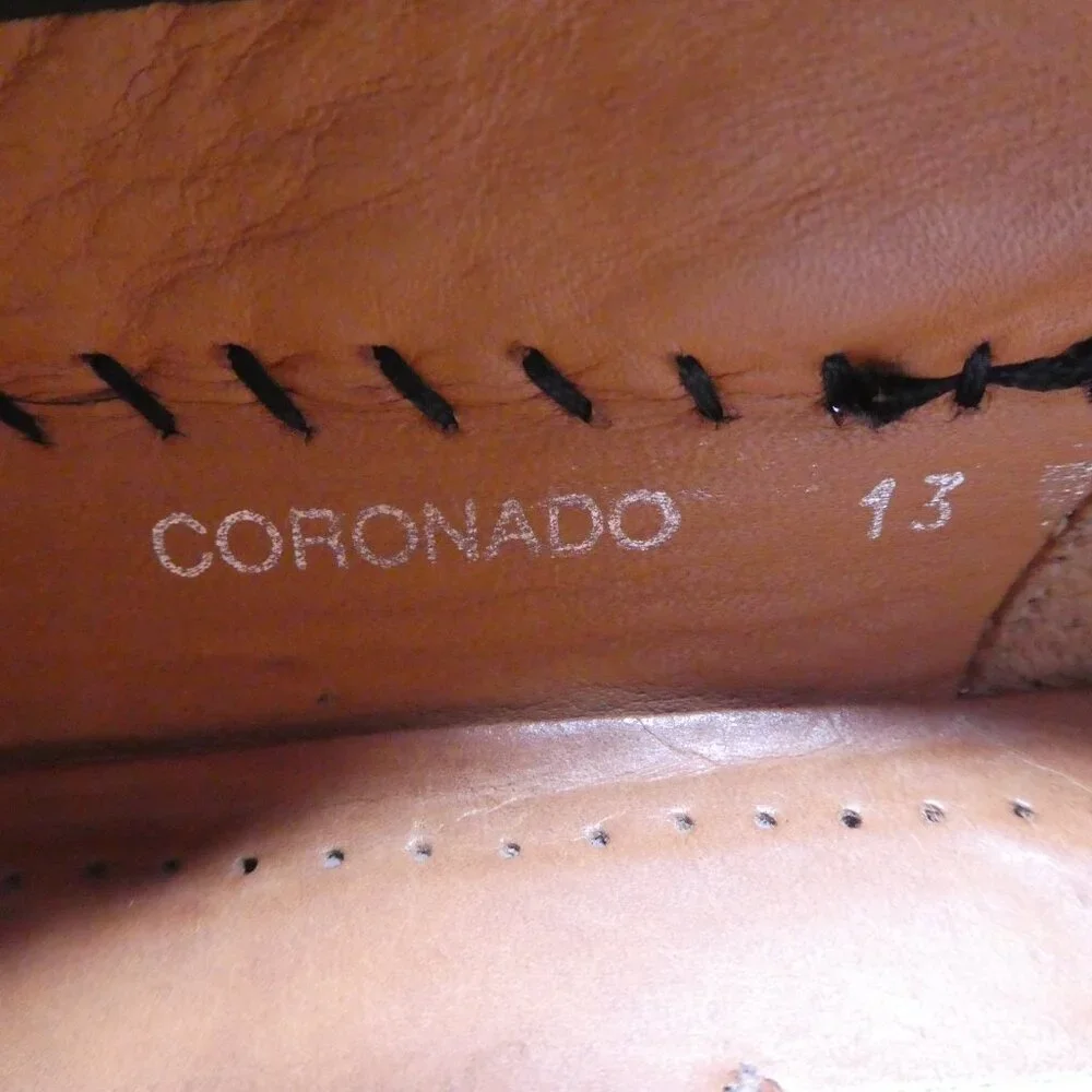 Mezlan‎ Coronado Black Genuine Ostrich Leather Loafers Dress Shoes Mens 13